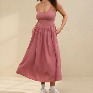 Aerie At The Barre Pink Dress